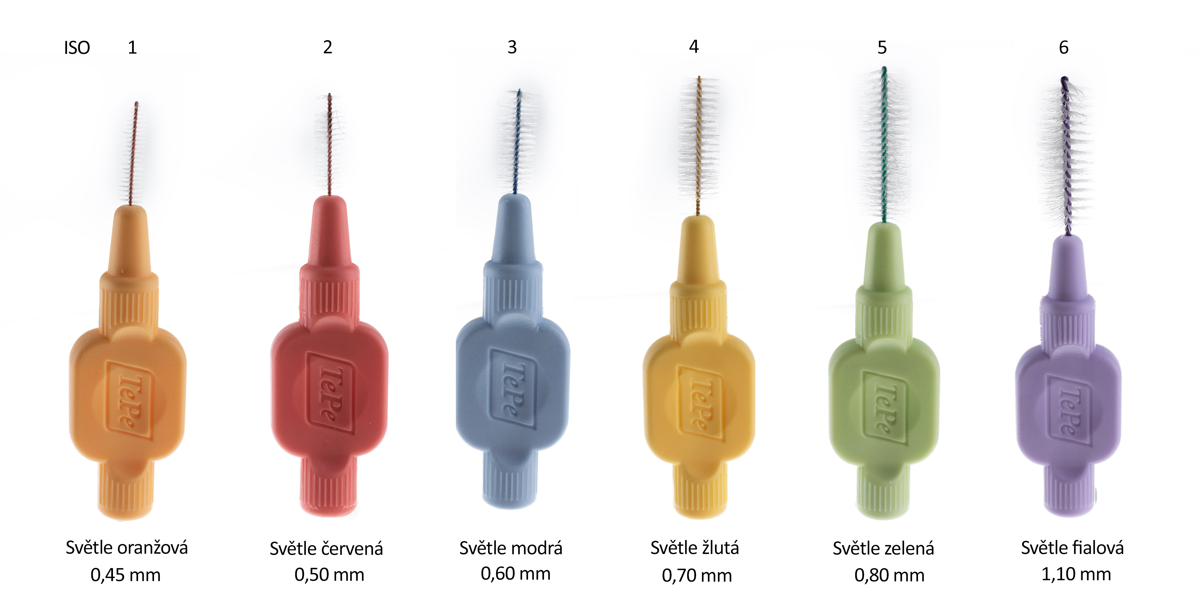 TePe Multipack Extra Soft 0,50 medzizubné kefky červené 25 ks