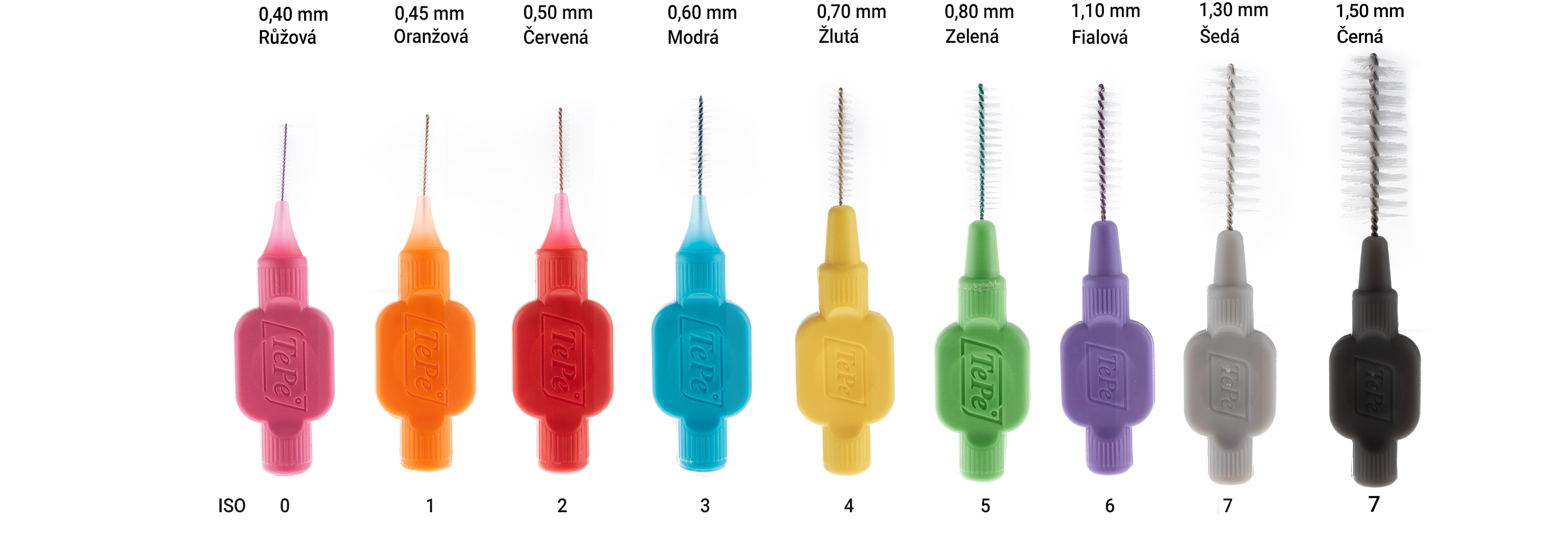 TePe 1,50 medzizubná kefky čierne 25 ks