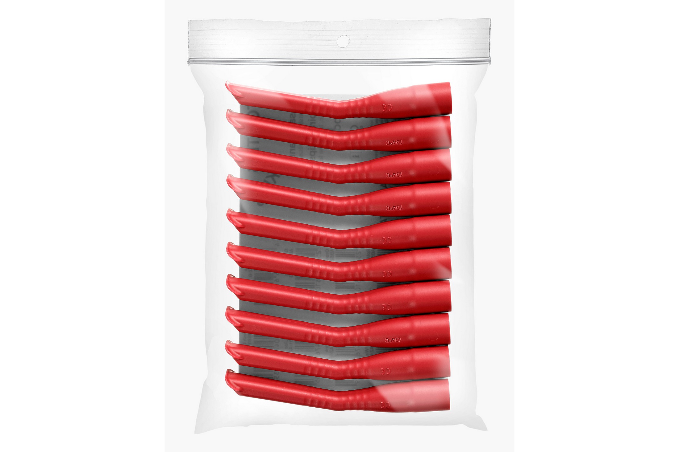 Akzenta Top Tips Kids 108/16 mm Red sacie kanyly 10 ks