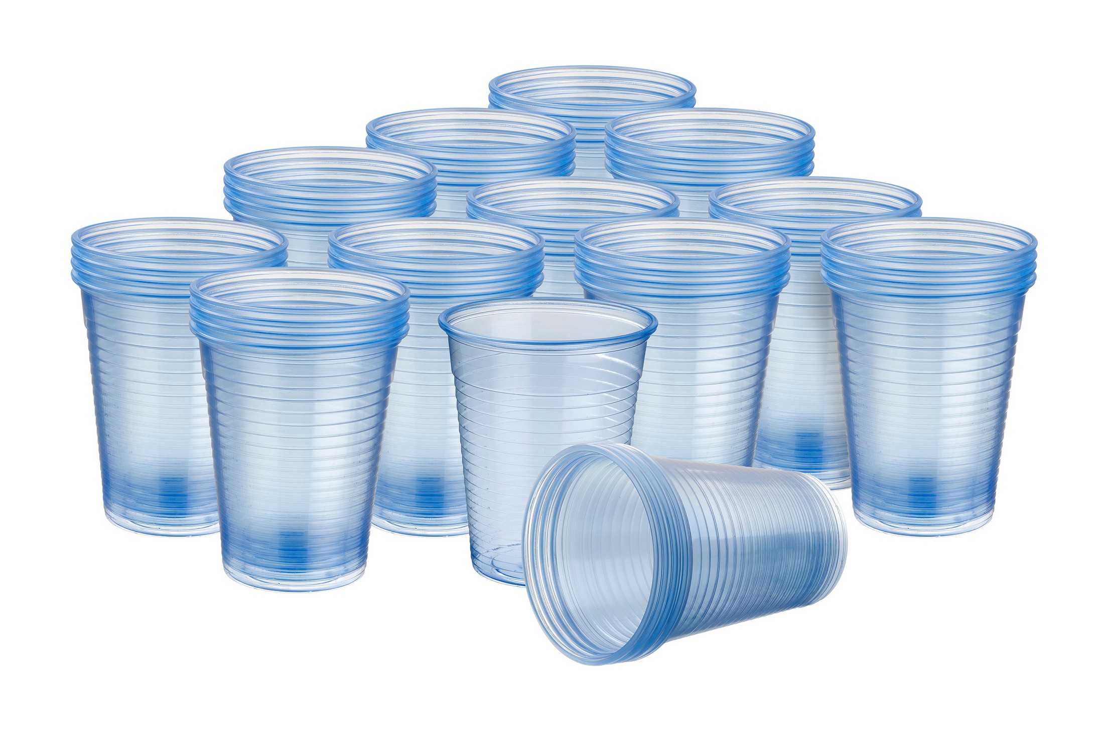 Akzenta Top Cups Aqua Blue plastové jednorazové kelímky 50 ks
