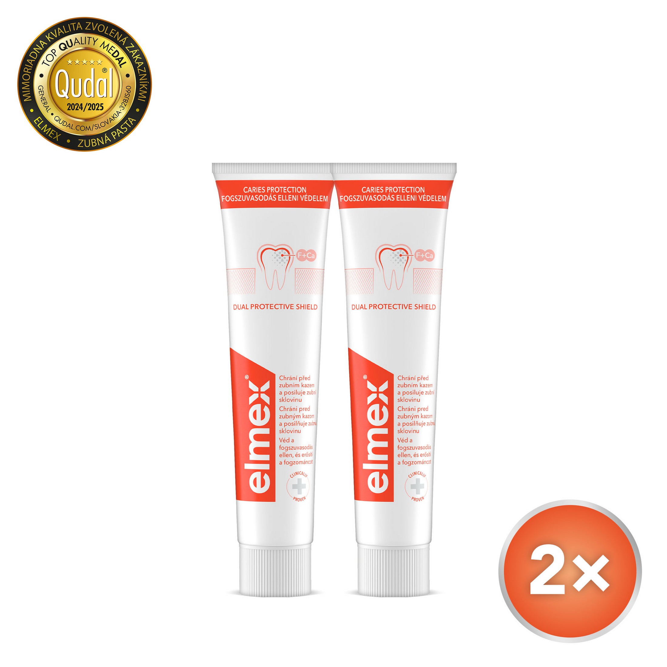 Elmex Caries Protection zubná pasta 2×75 ml