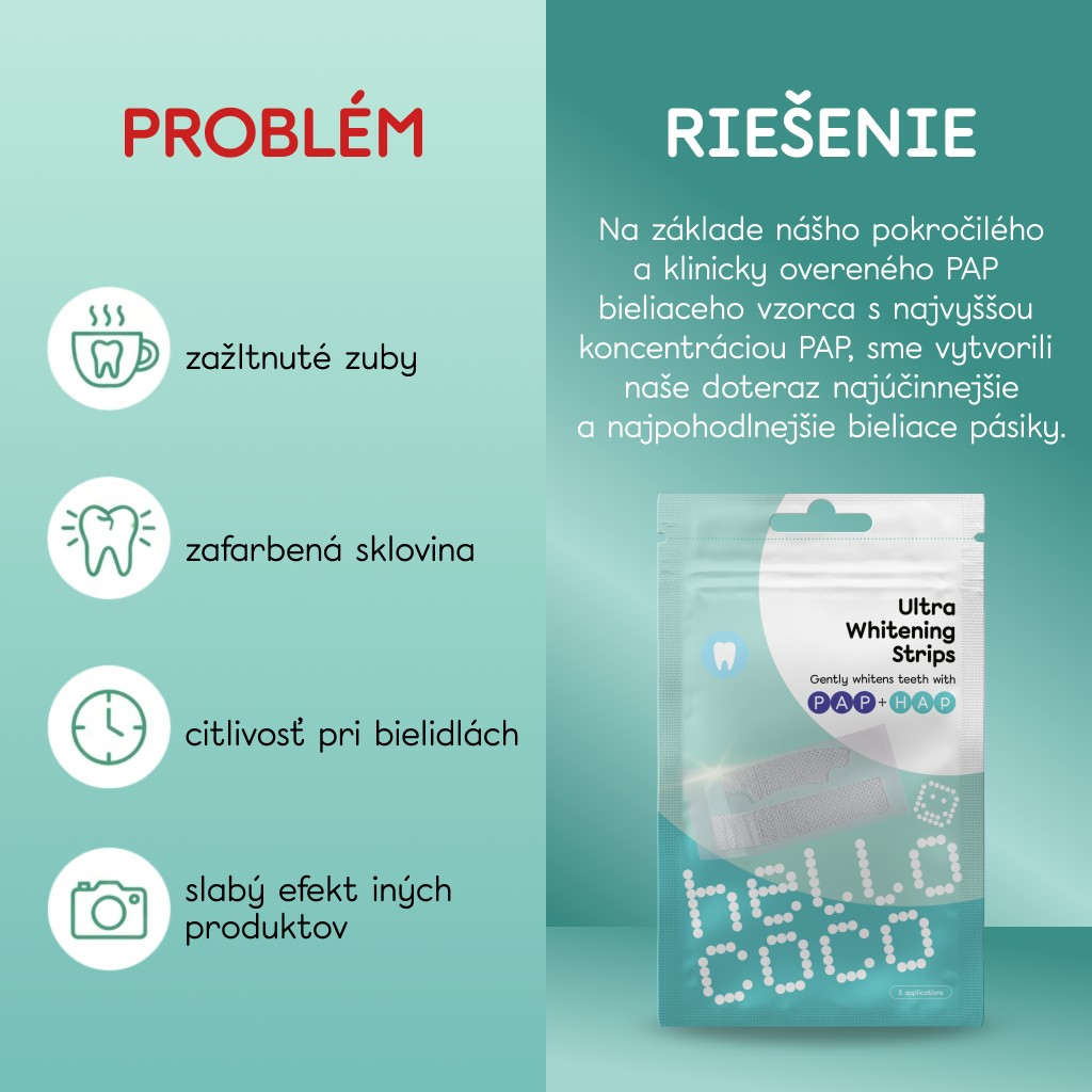 Hello Coco Ultra Whitening Strips 5 ks