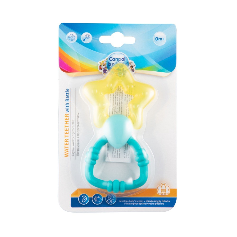 Canpol babies hryzátko s hrkálkou magická palička - žltá