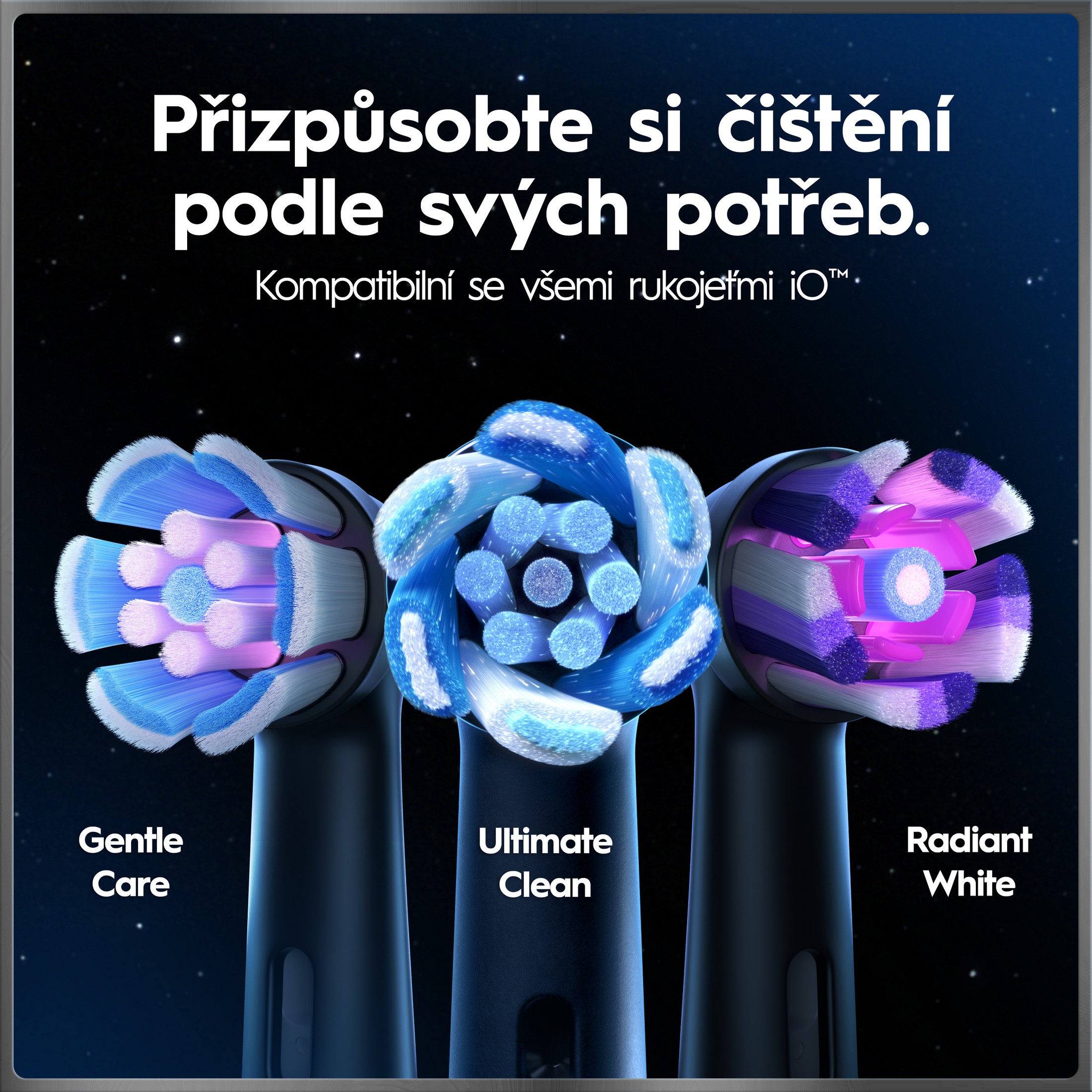 Oral-B iO Series 10 Cosmic Black magnetická kefka