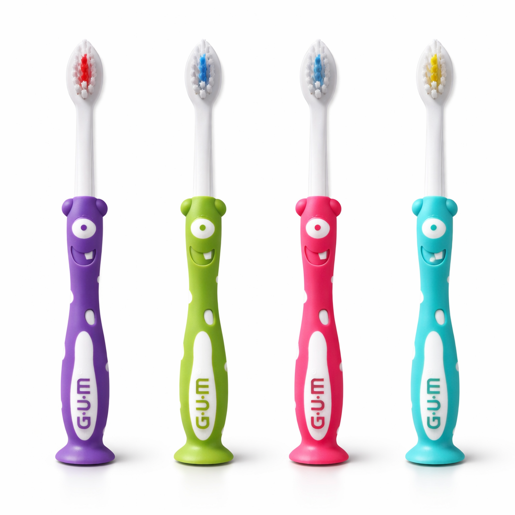 GUM Kids Monster 2-6 rokov zubná kefka