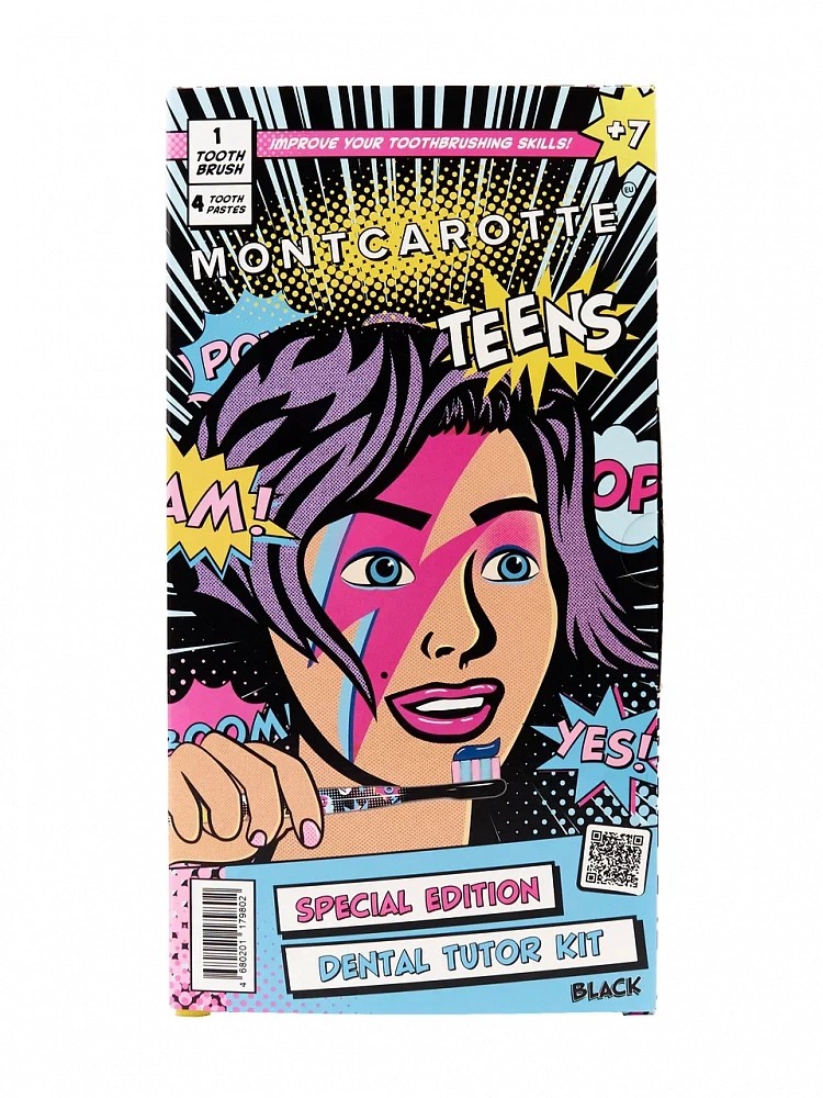 Montcarotte Teens Dental Tutor sada - čierna