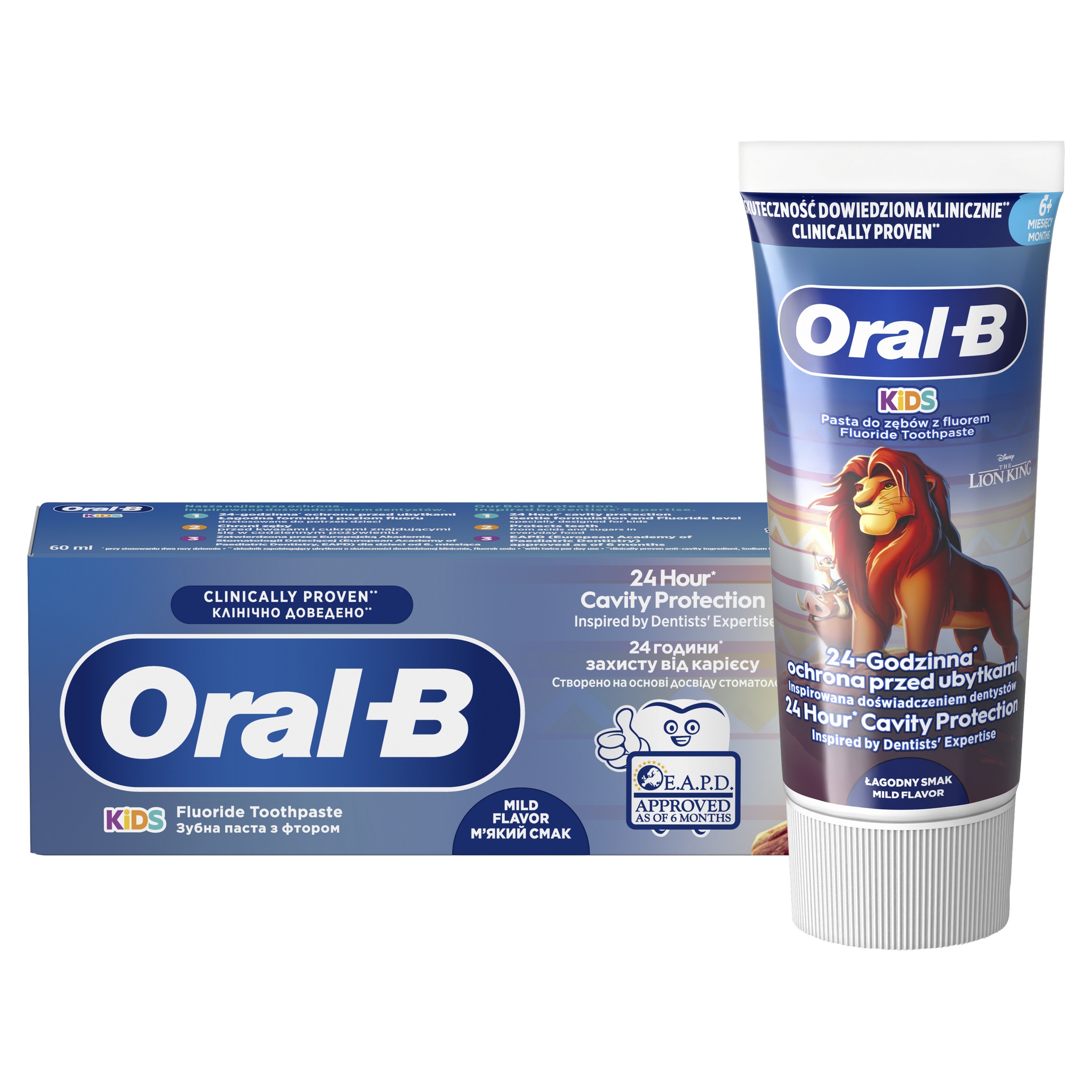 Oral-B Kids detská zubná pasta 60 ml