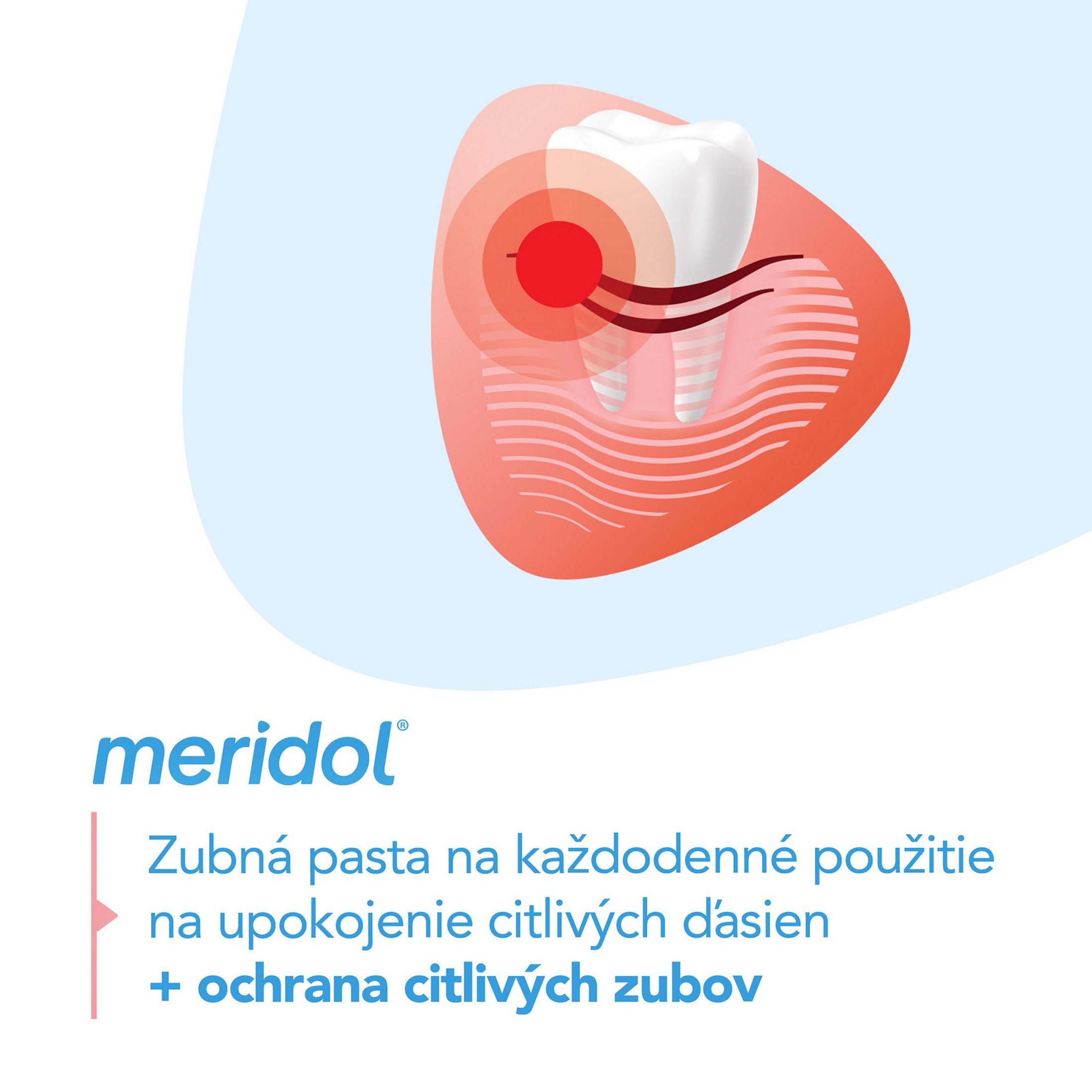 Meridol Complete Care citlivé ďasná a zuby zubná pasta 3x75 ml