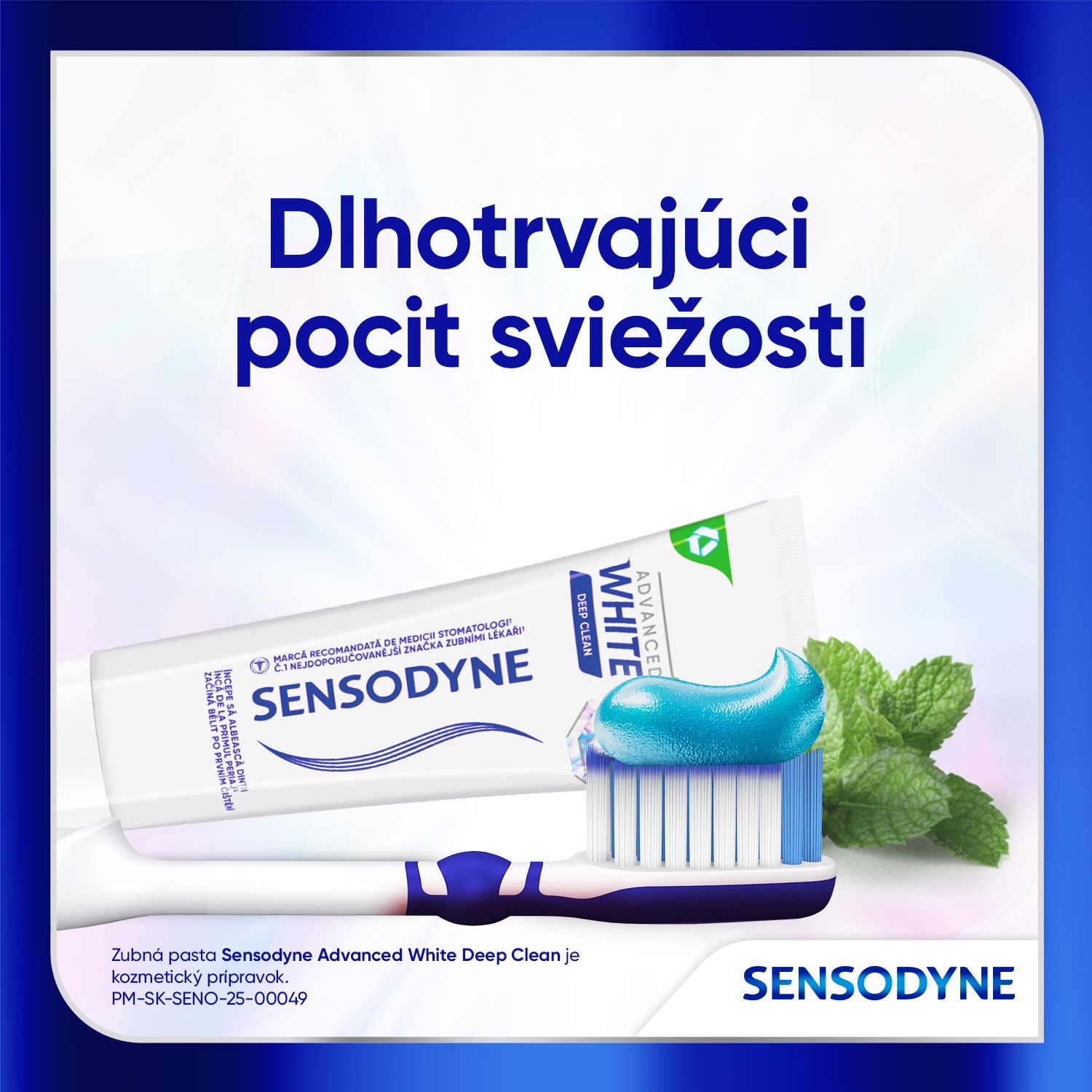 Sensodyne Advanced White Deep Clean zubná pasta 75 ml