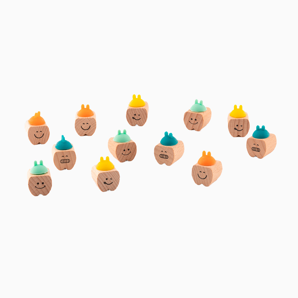 Drevená krabička na zúbky