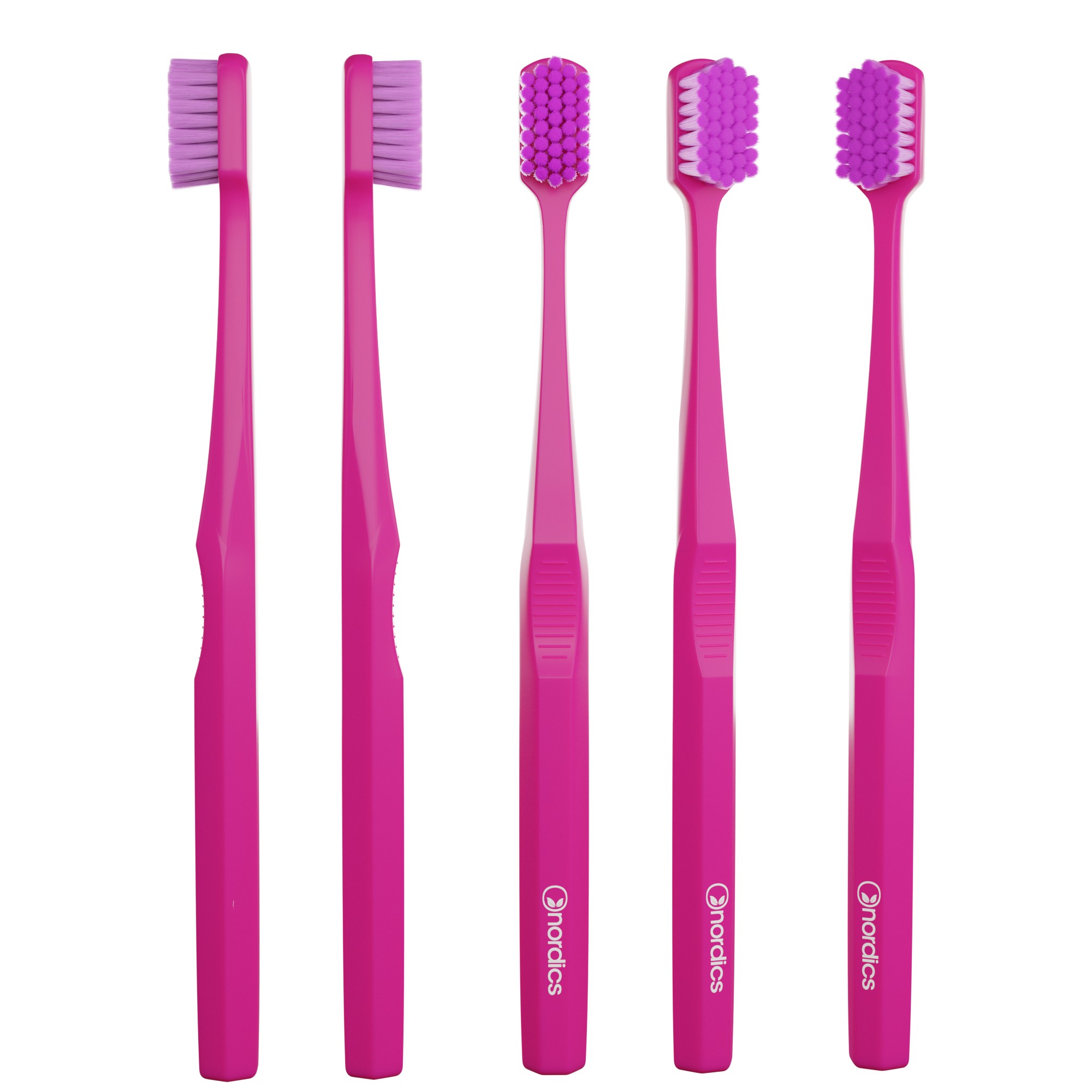 Nordics Premium Soft Pink zubná kefka