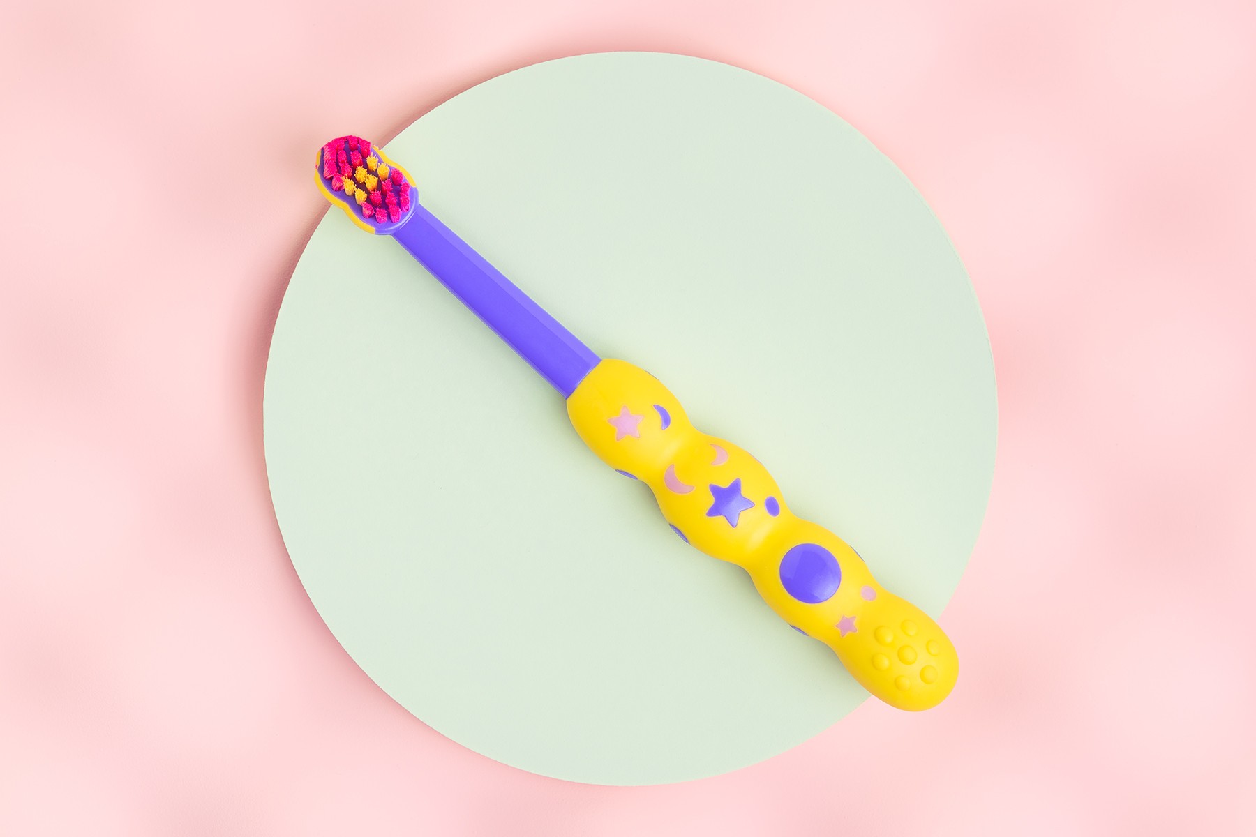 Nordics Premium Baby Soft 4080 Yellow detská zubná kefka