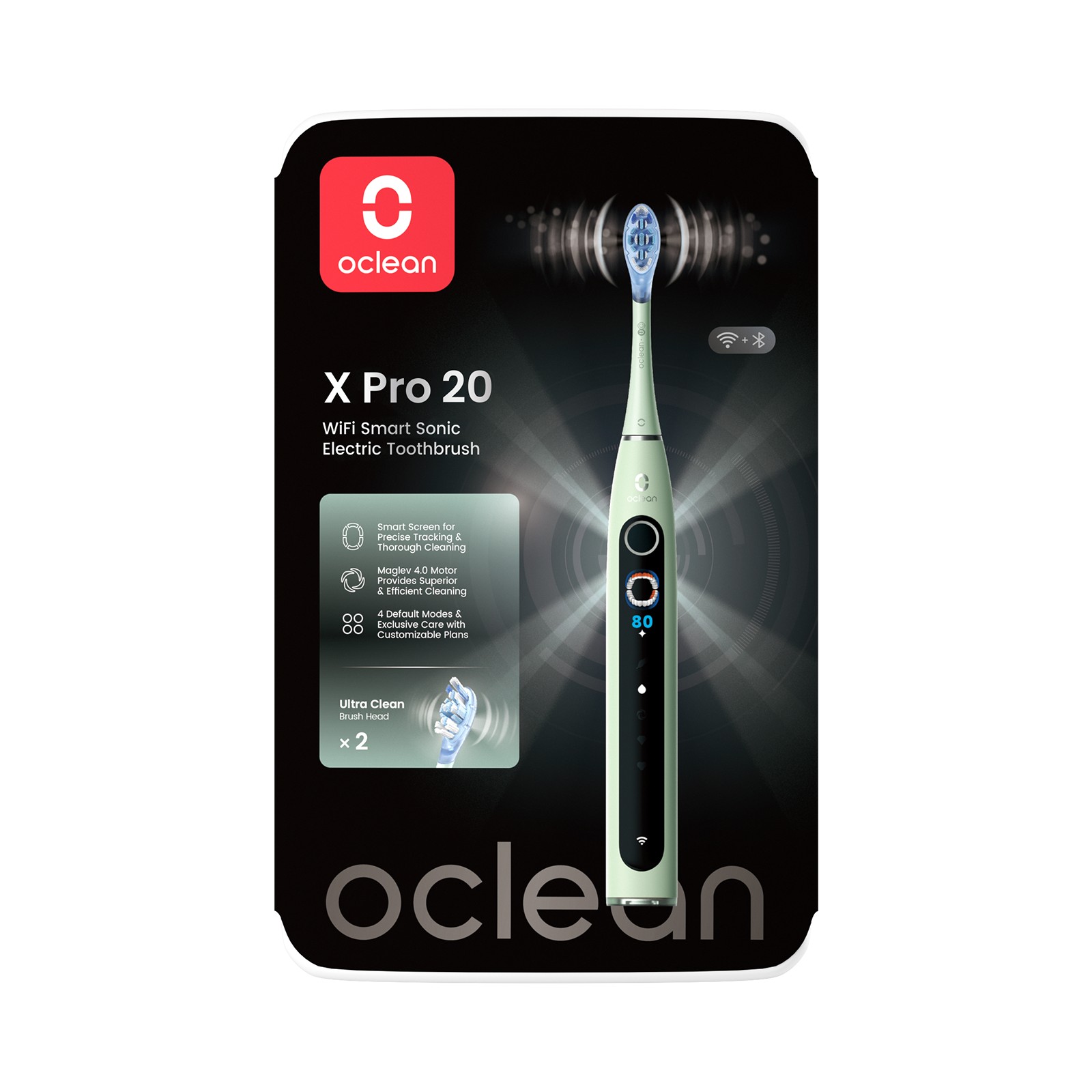 Oclean X Pro 20 Green sonická kefka