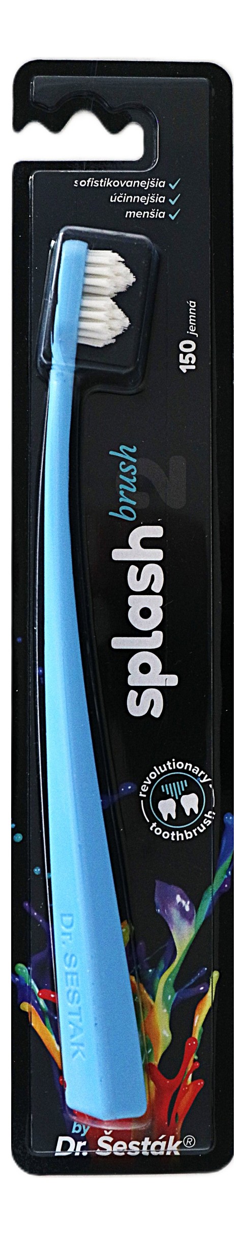 Splash Brush 2 150 zubná kefka svetlo modrý