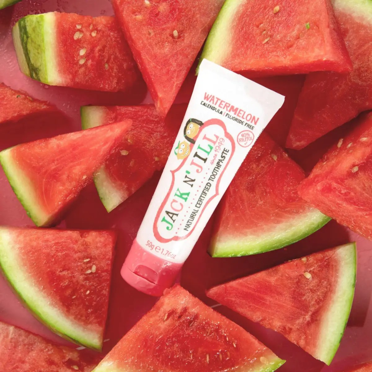 Jack N' Jill Organic Watermelon detská zubná pasta 50 g
