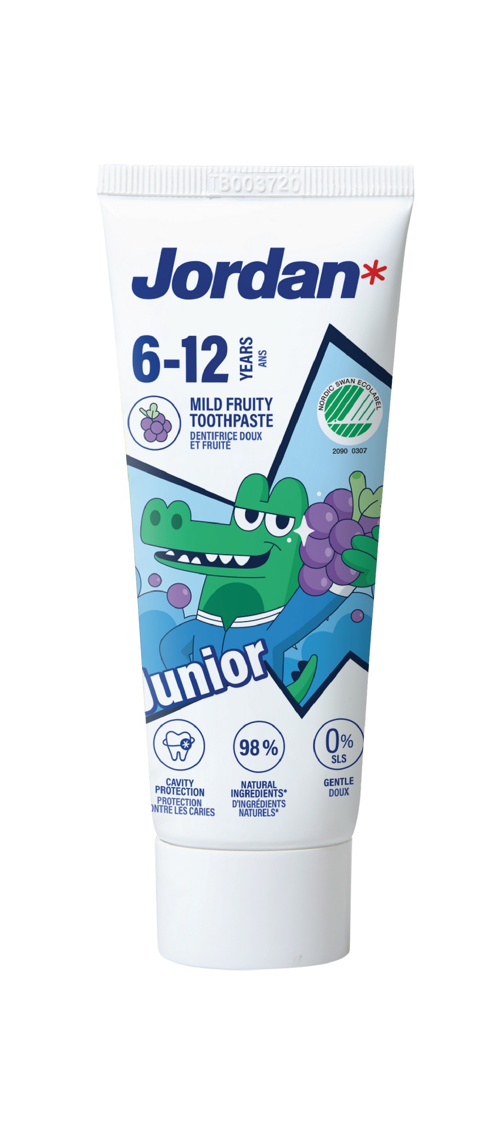 Jordan Junior 6-12 detská zubná pasta 50 ml