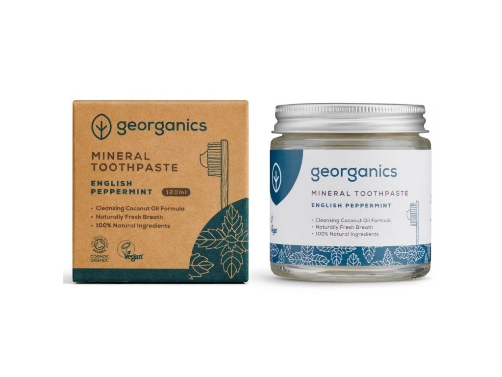 Georganics English Peppermint zubná pasta 60 ml