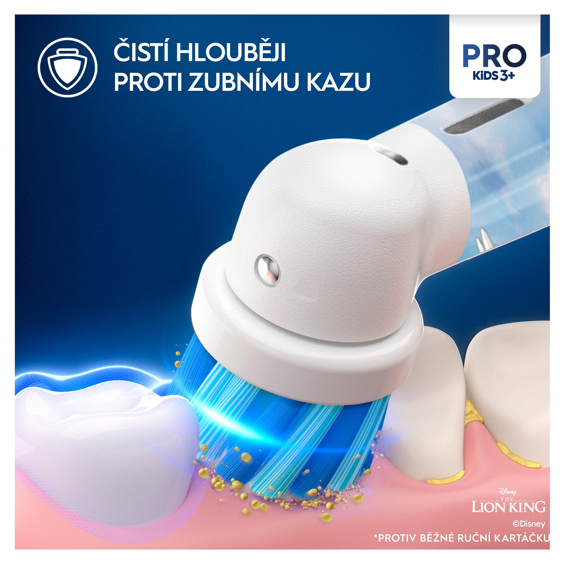 Oral-B Pro Kids Lion King detská elektrická kefka