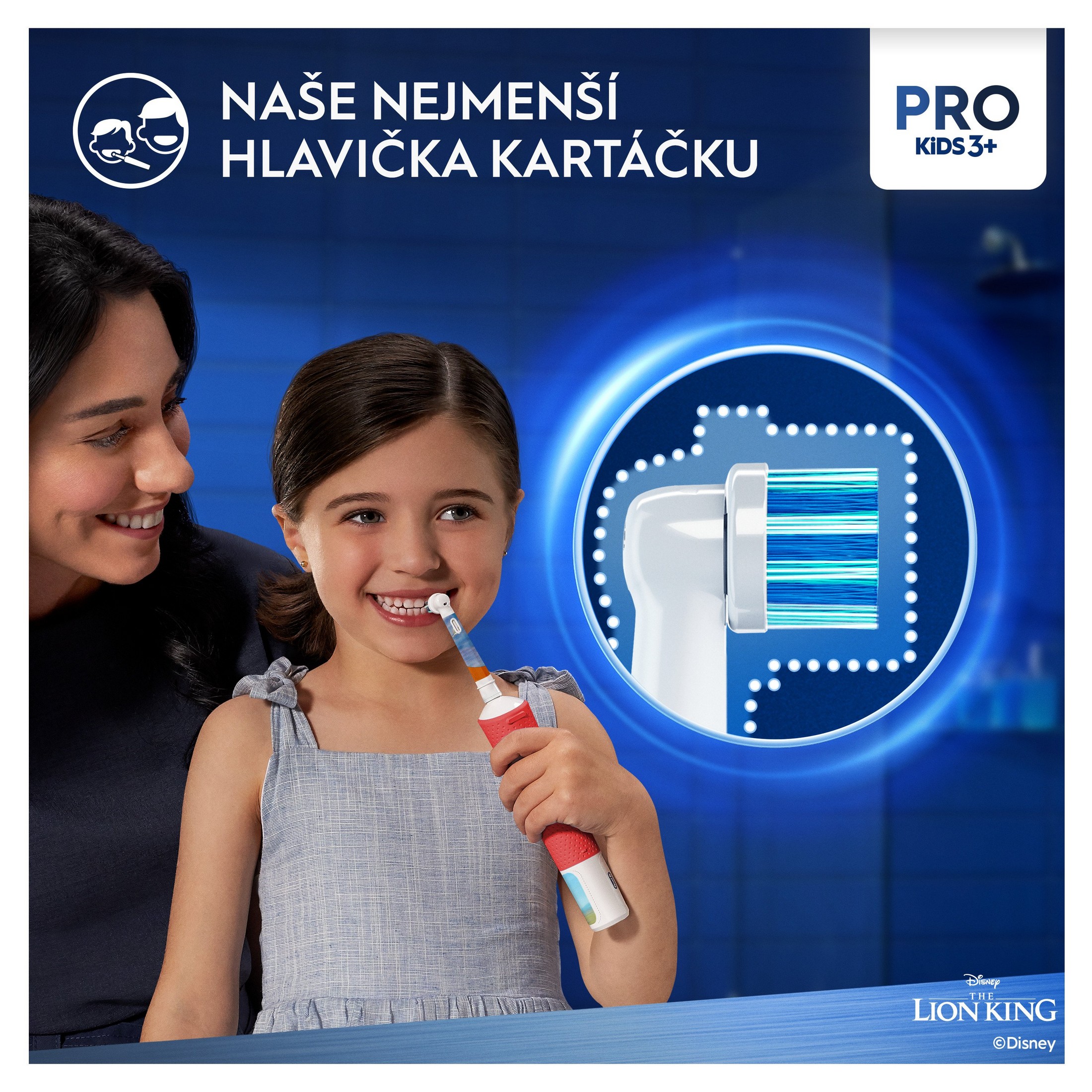 Oral-B Pro Kids Lion King detská elektrická kefka