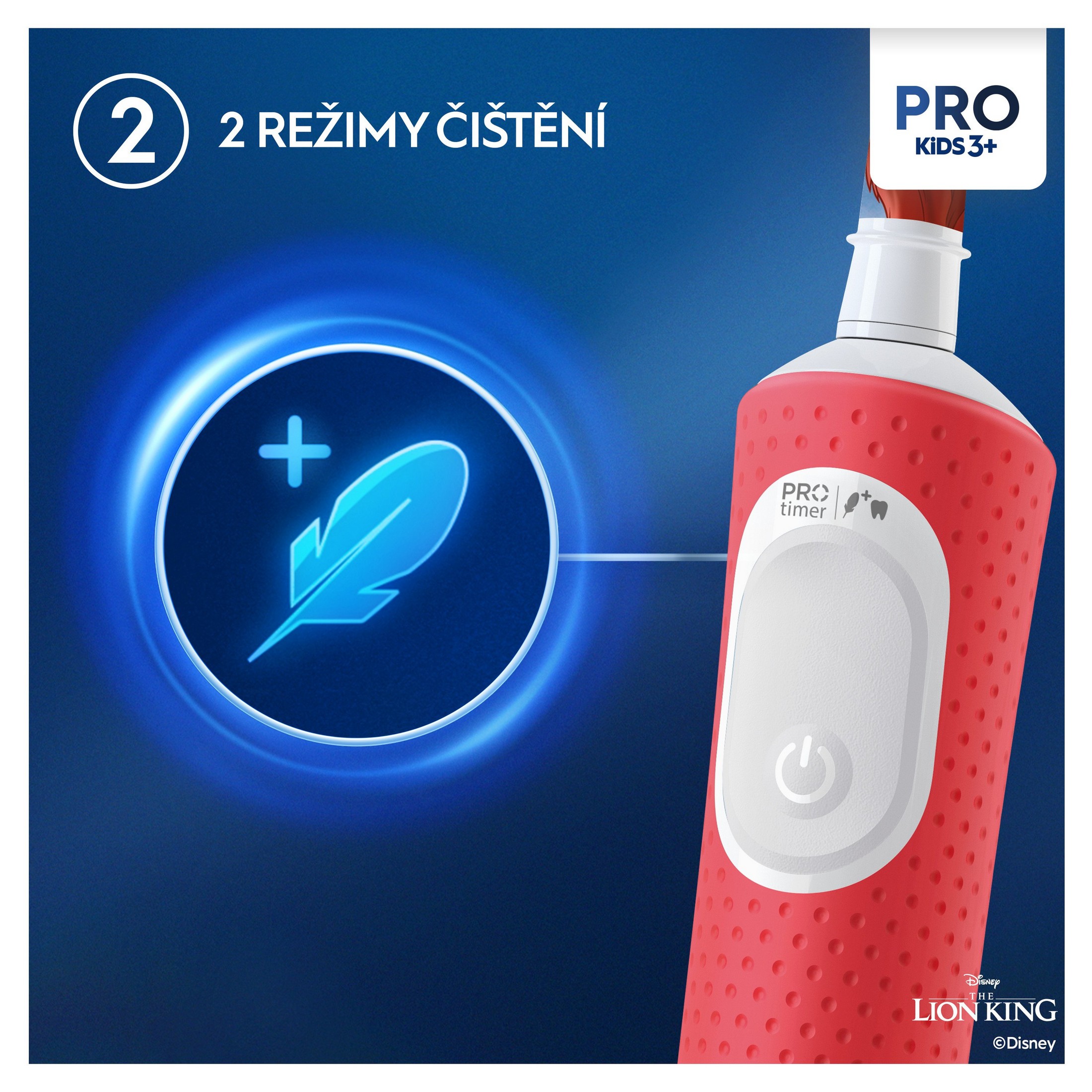 Oral-B Pro Kids Lion King detská elektrická kefka