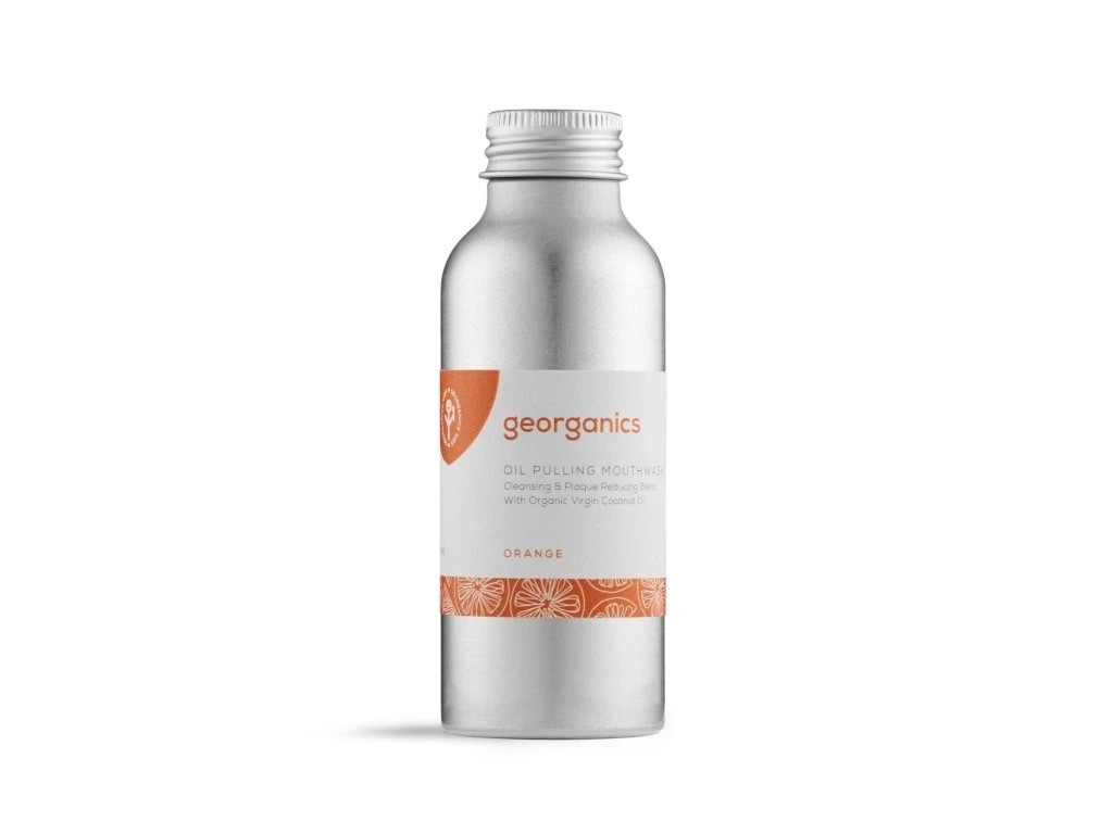 Georganics Orange Oil Pulling ústna voda 100 ml