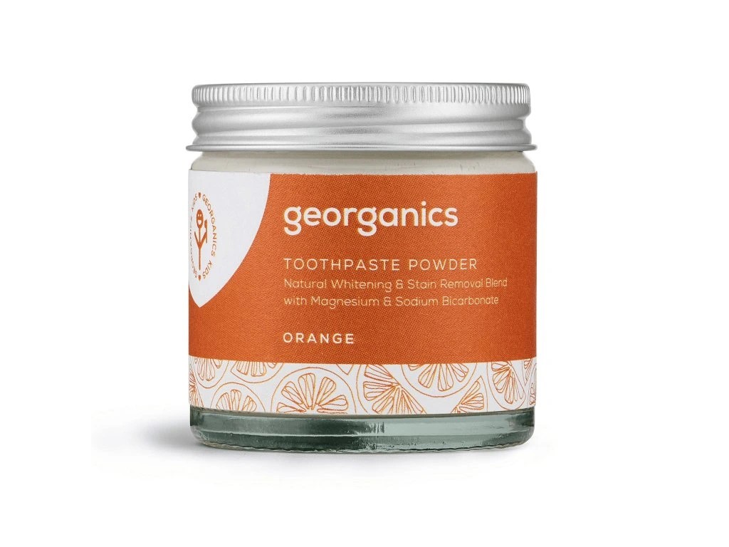 Georganics Orange zubný prášok 60 ml