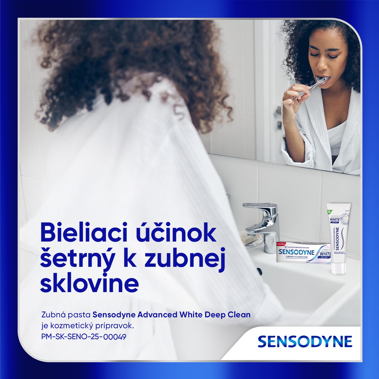 Sensodyne Advanced White Deep Clean zubná pasta 75 ml