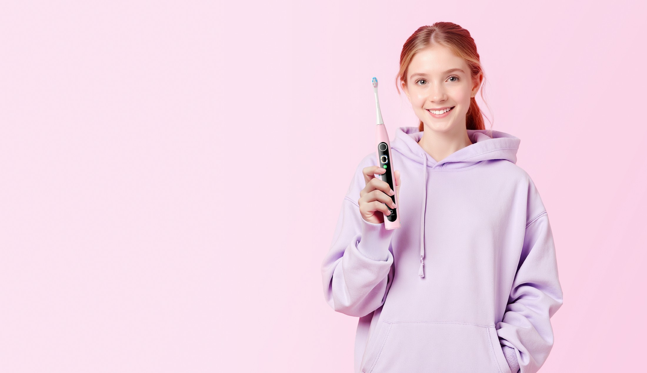 Oclean X Kids Pink detská elektrická kefka