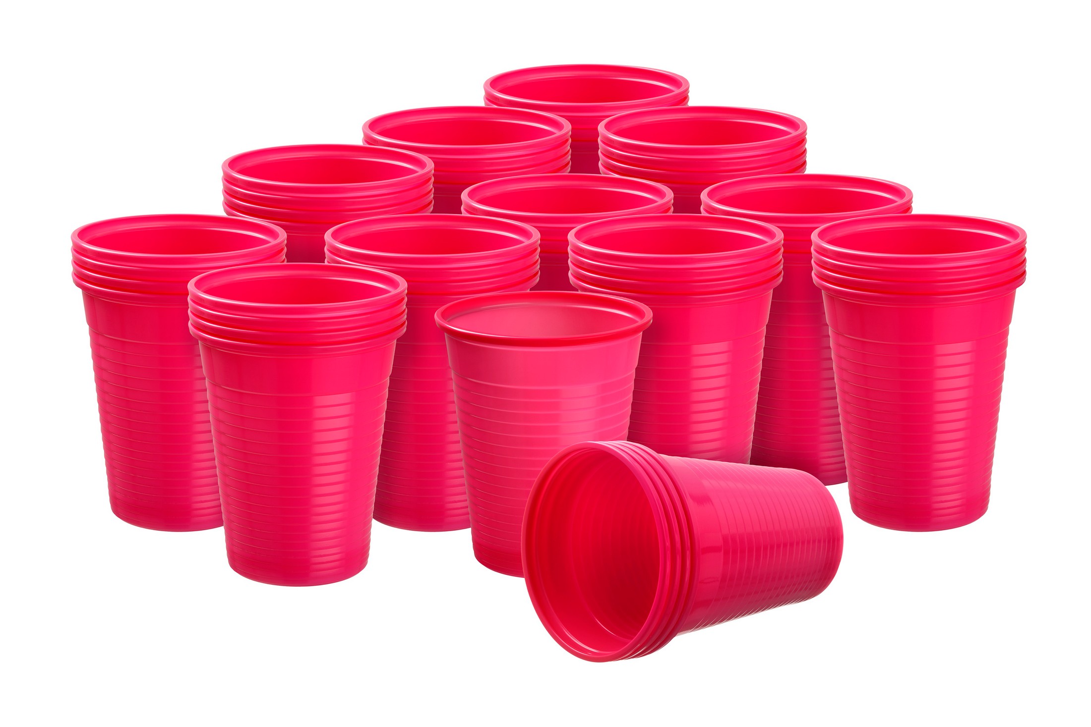 Akzenta Top Cups Fuchsia plastové jednorazové kelímky 100 ks