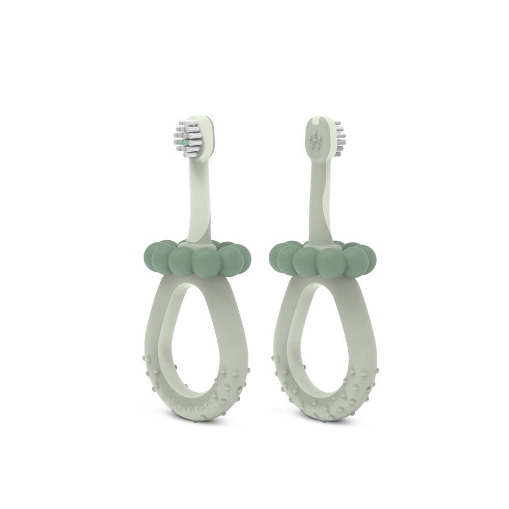 Suavinex sada pre ústnu hygienu 0m+ - zelená