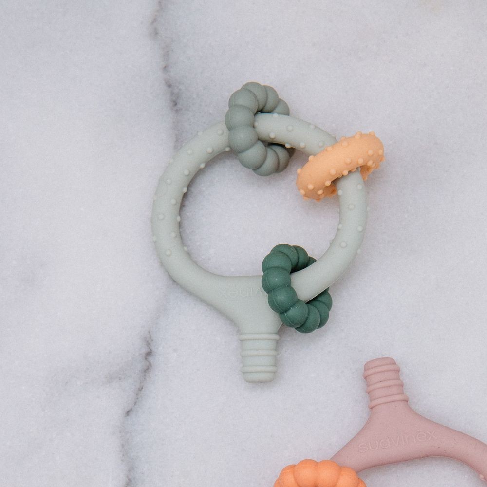 Suavinex masážne hryzátko - zelené