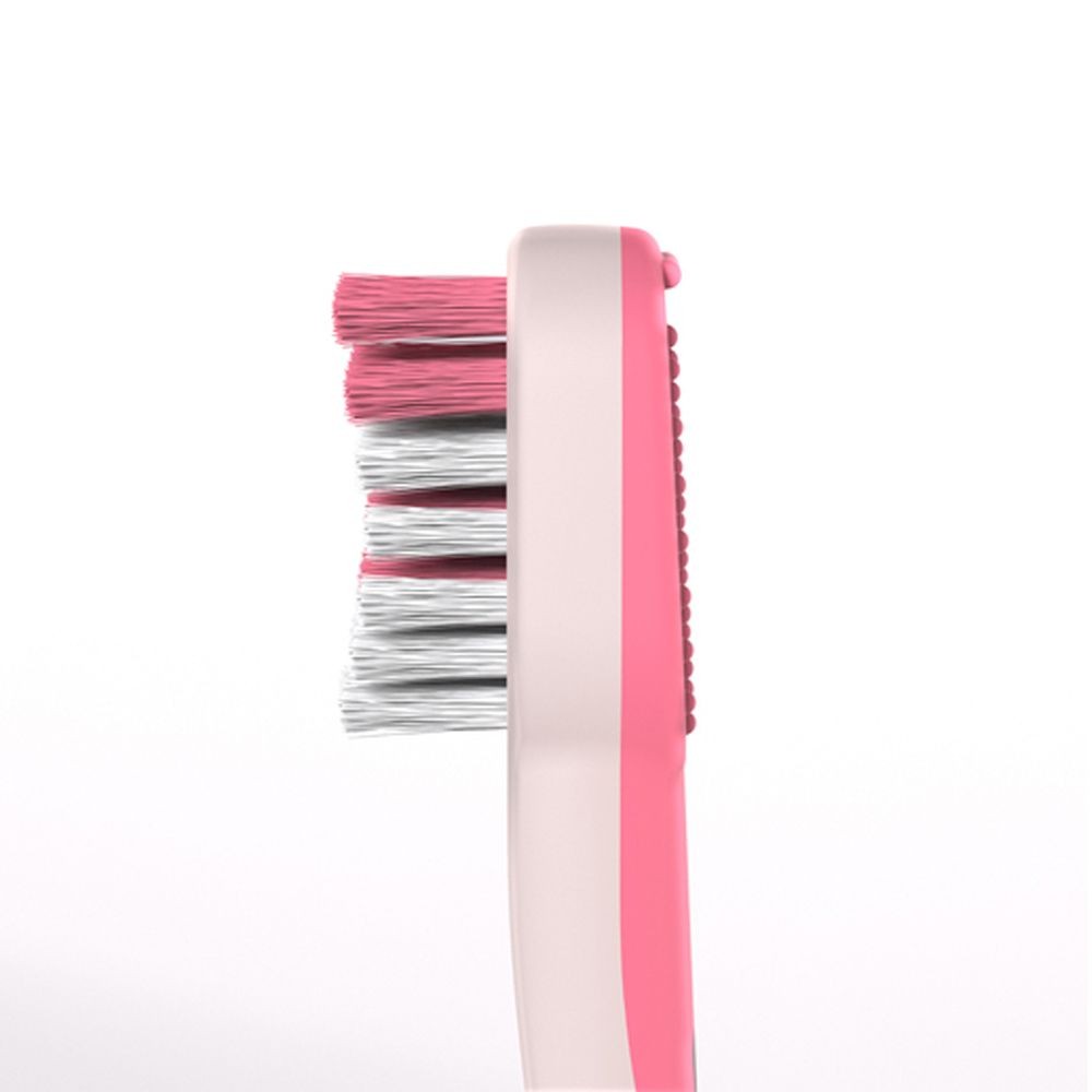 Suavinex Kids 2-6 Pink detská zubná kefka