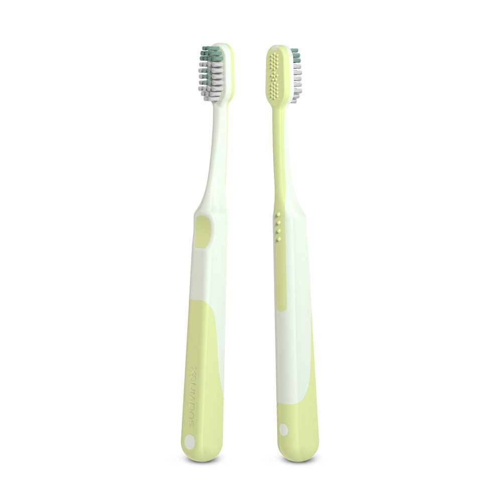 Suavinex Junior 6+ Green detská zubná kefka