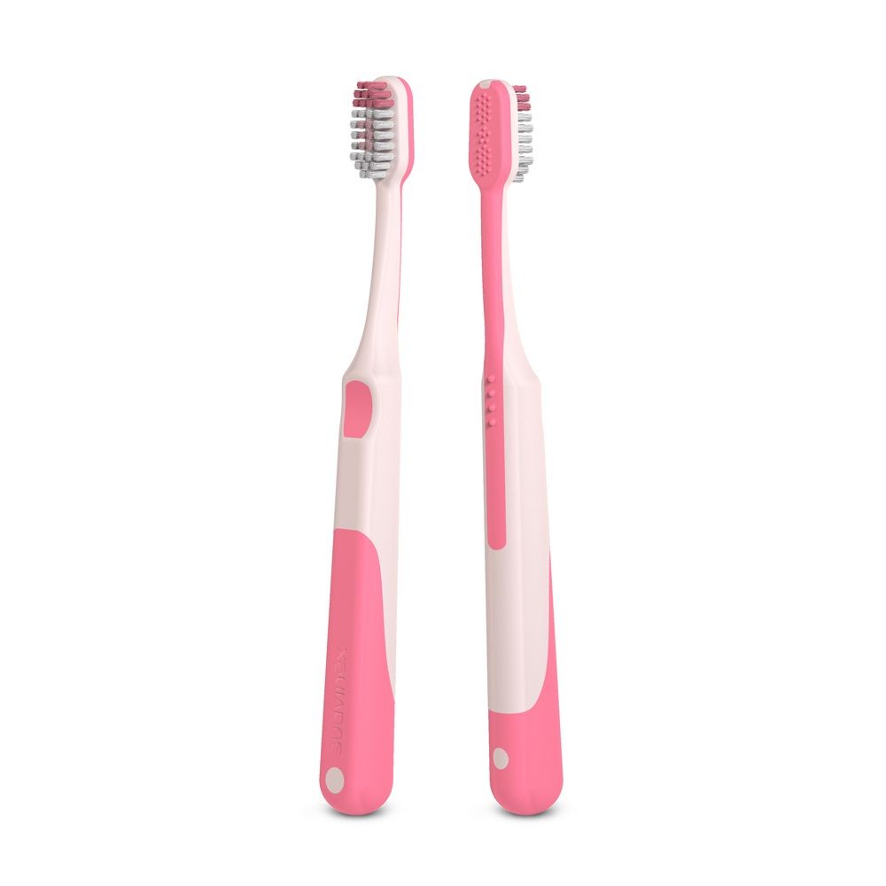 Suavinex Junior 6+ Pink detská zubná kefka
