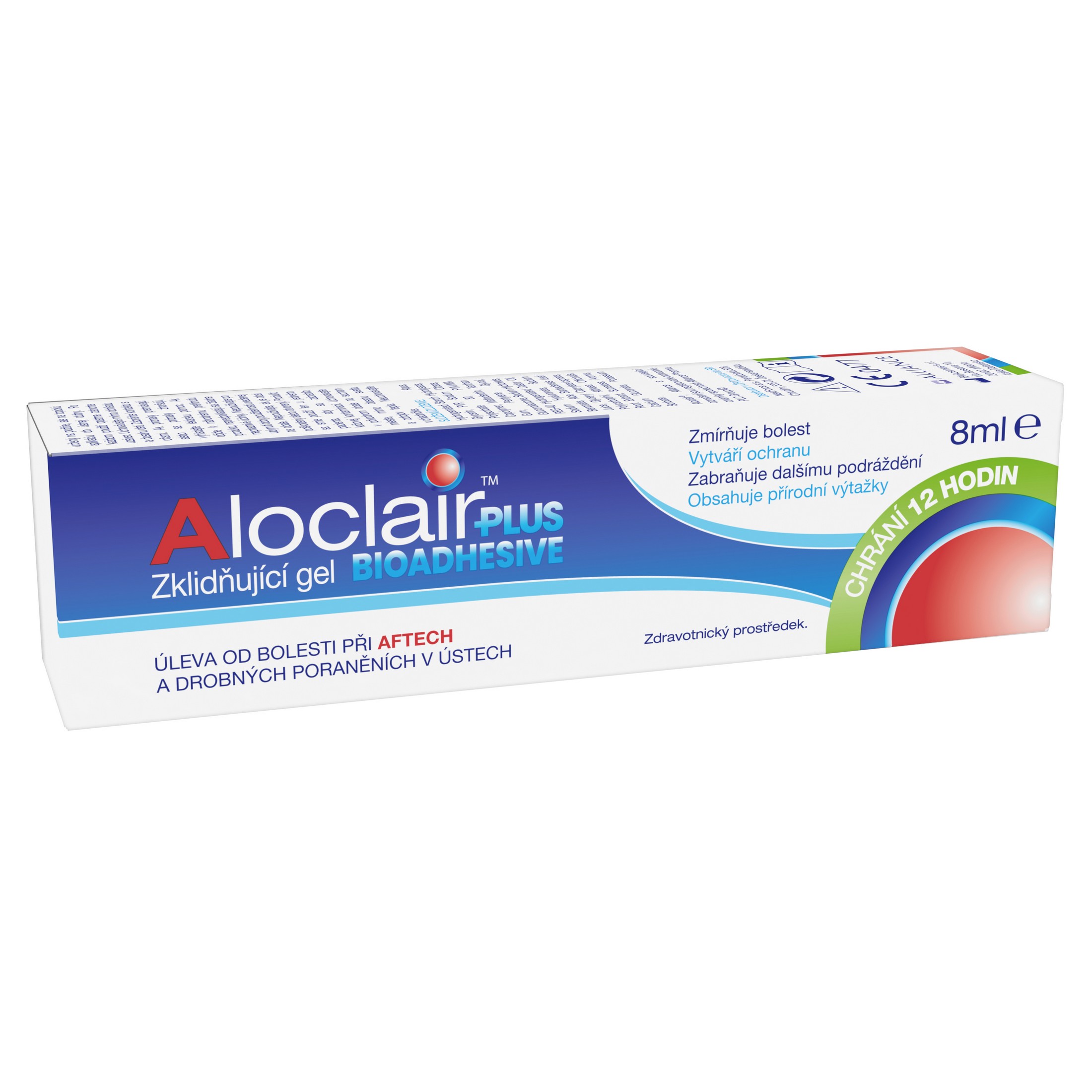 Aloclair Plus Bioadhesive upokojujúci gél 8 ml