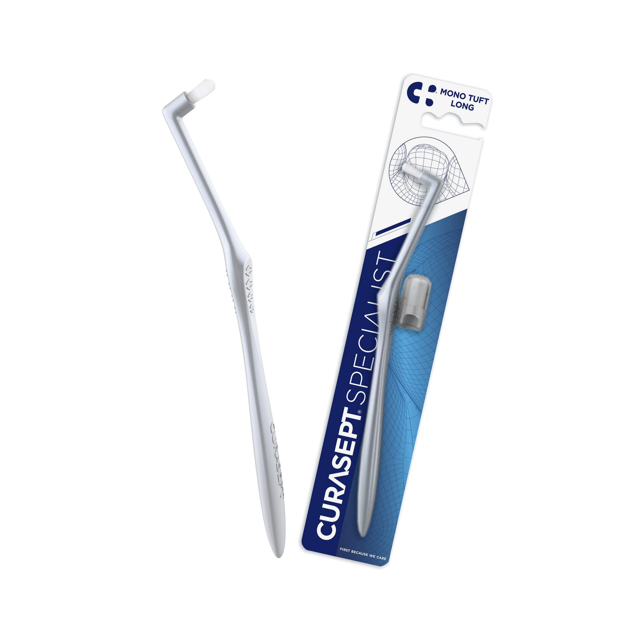 Curasept Specialist mono tuft long jednozväzková kefka