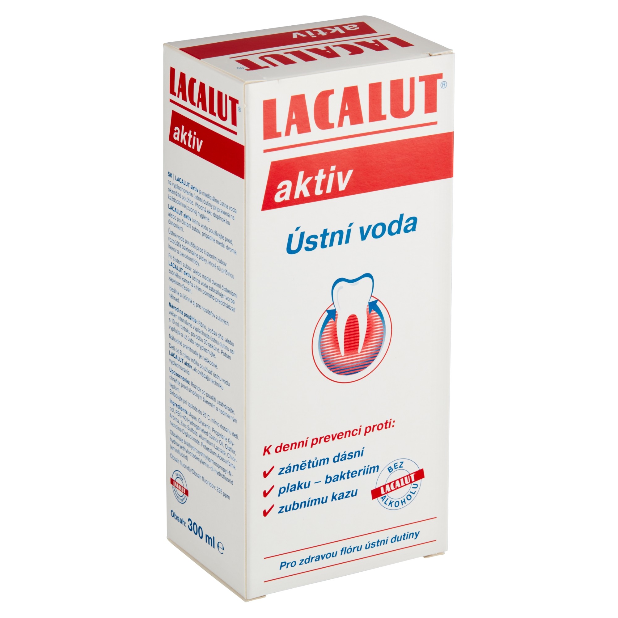 Lacalut Aktiv ústna voda 300 ml