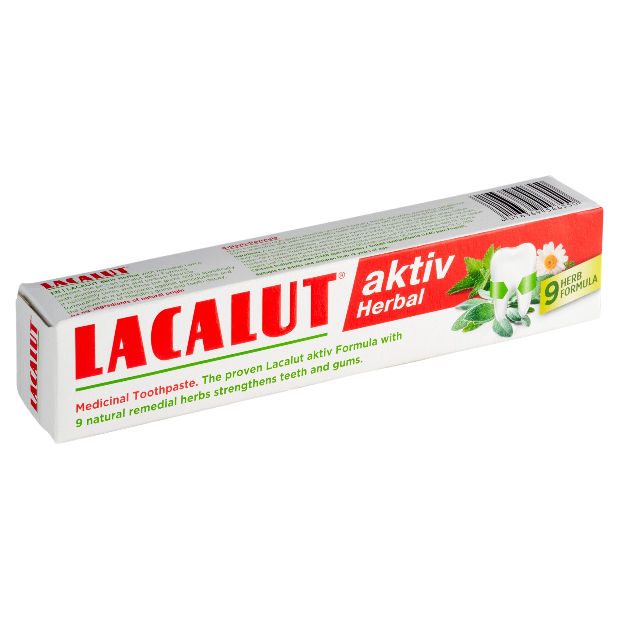 Lacalut Aktiv Herbal zubná pasta 75 ml
