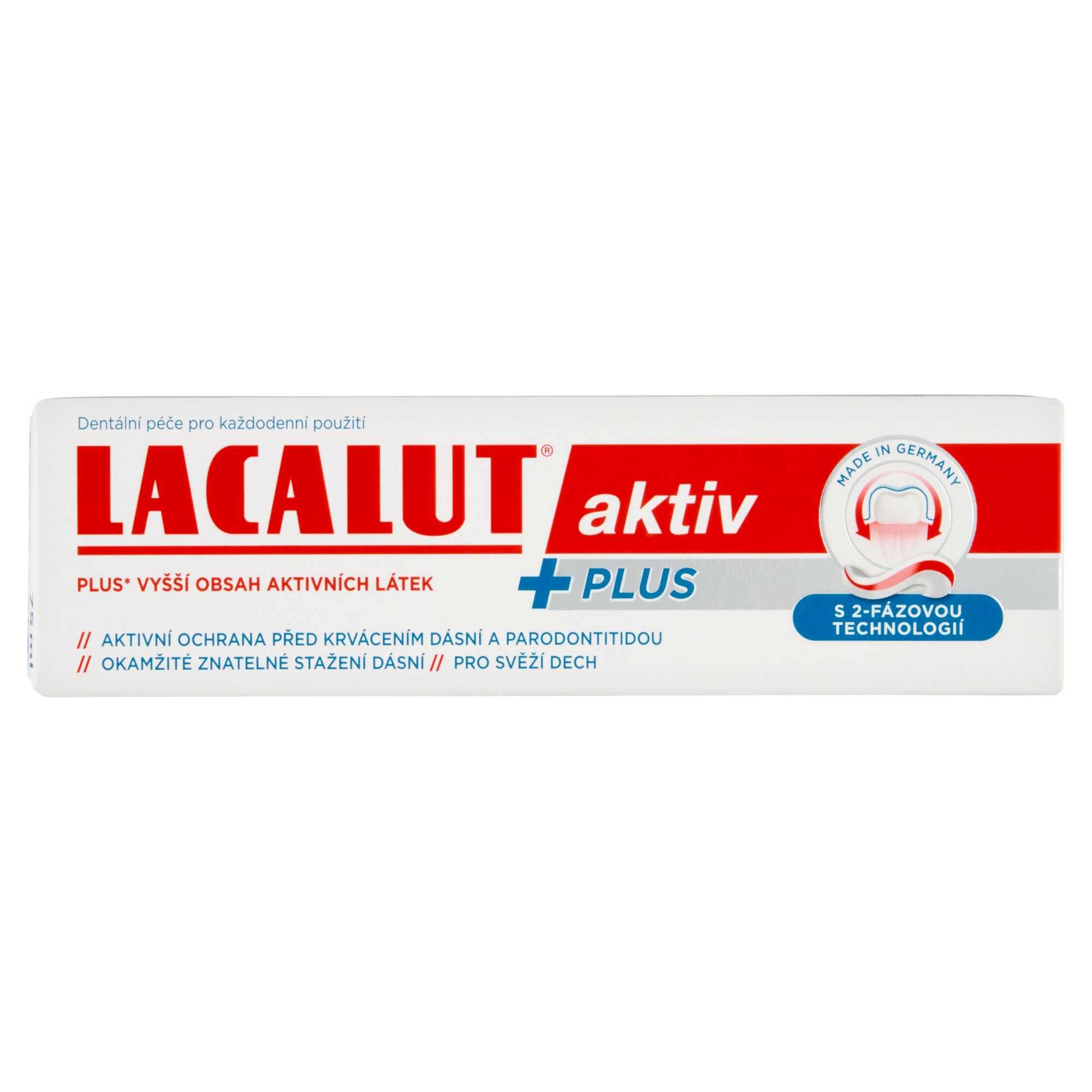 Lacalut Aktiv Plus zubná pasta 75 ml