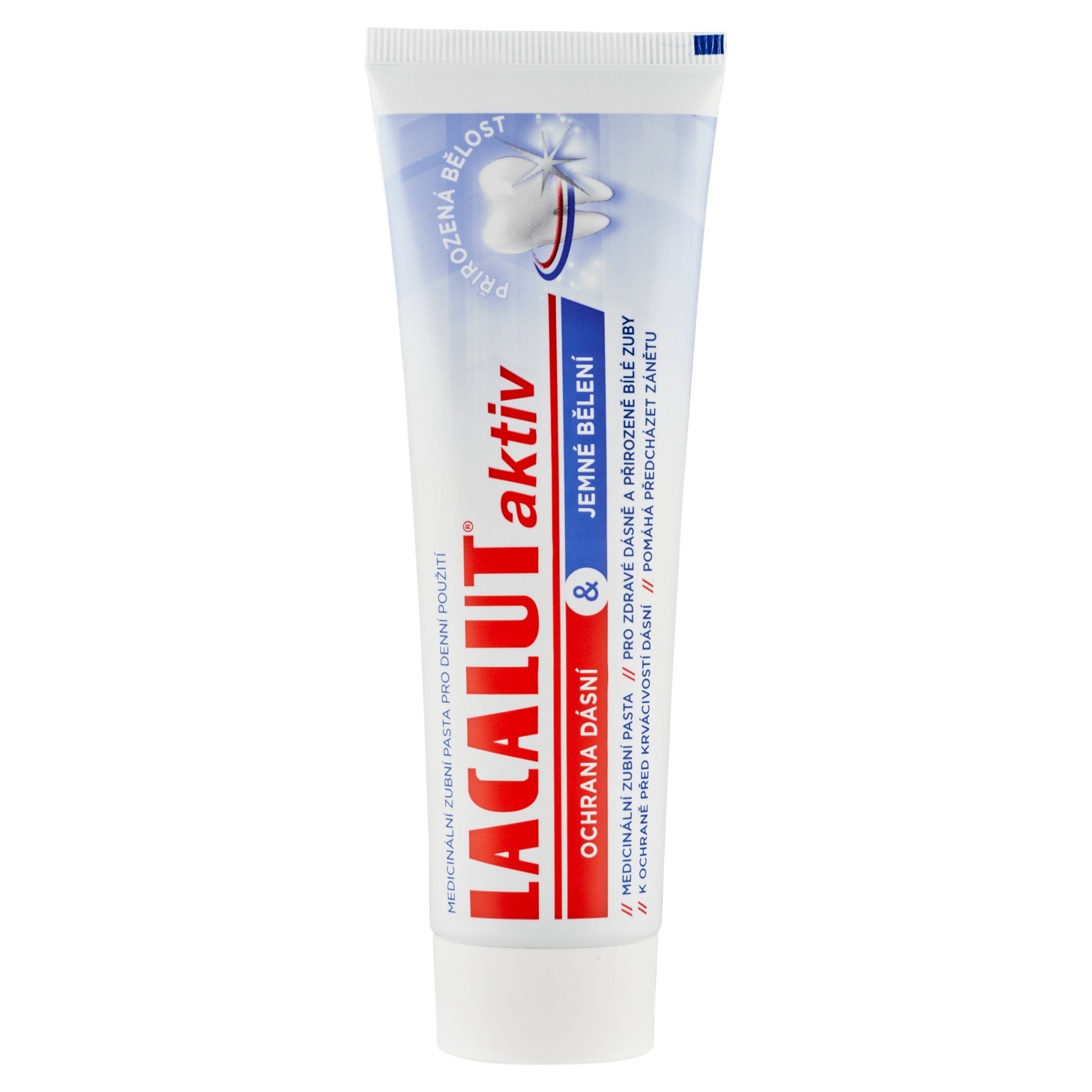 Lacalut Aktiv Gum Protect & Gentle Whitening zubná pasta 75 ml