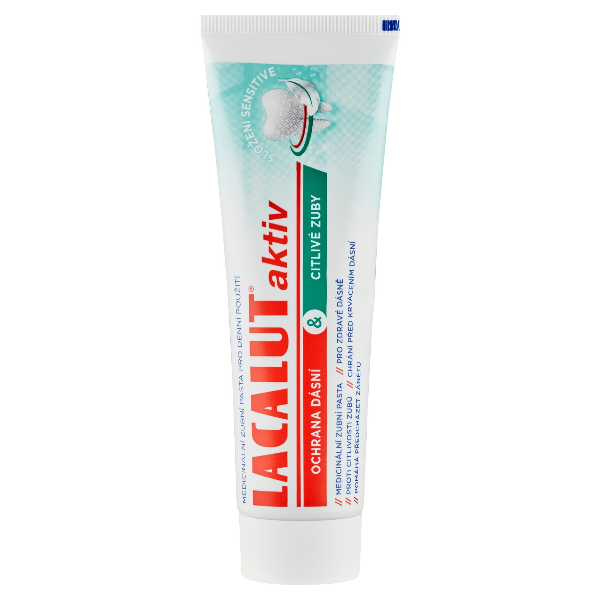 Lacalut Aktiv Gum Protect & Sensitive Teeth zubná pasta 75 ml