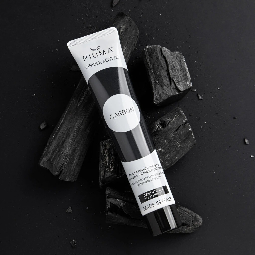Piuma Active Carbone zubná pasta 75 ml