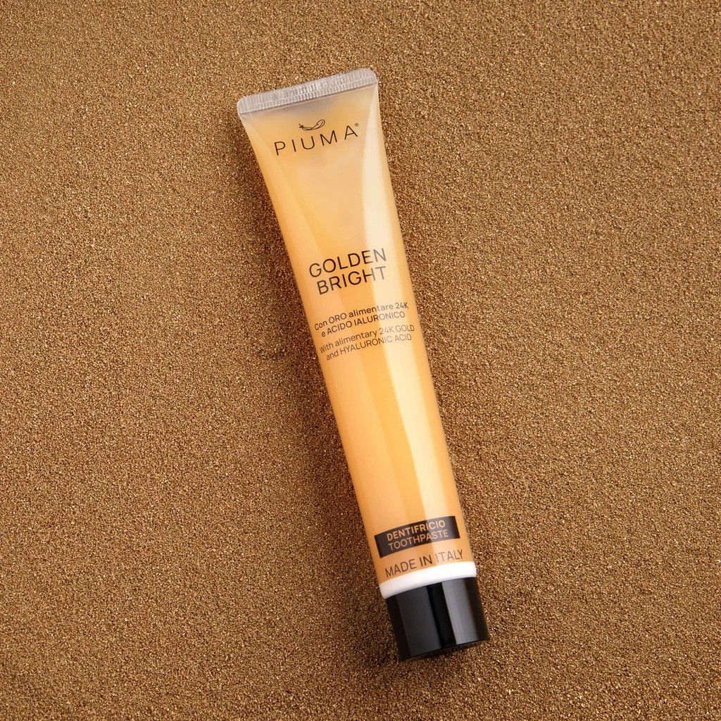 Piuma Golden Bright zubná pasta 75 ml