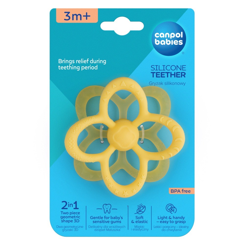 Canpol babies hryzátko senzorické - kvetina