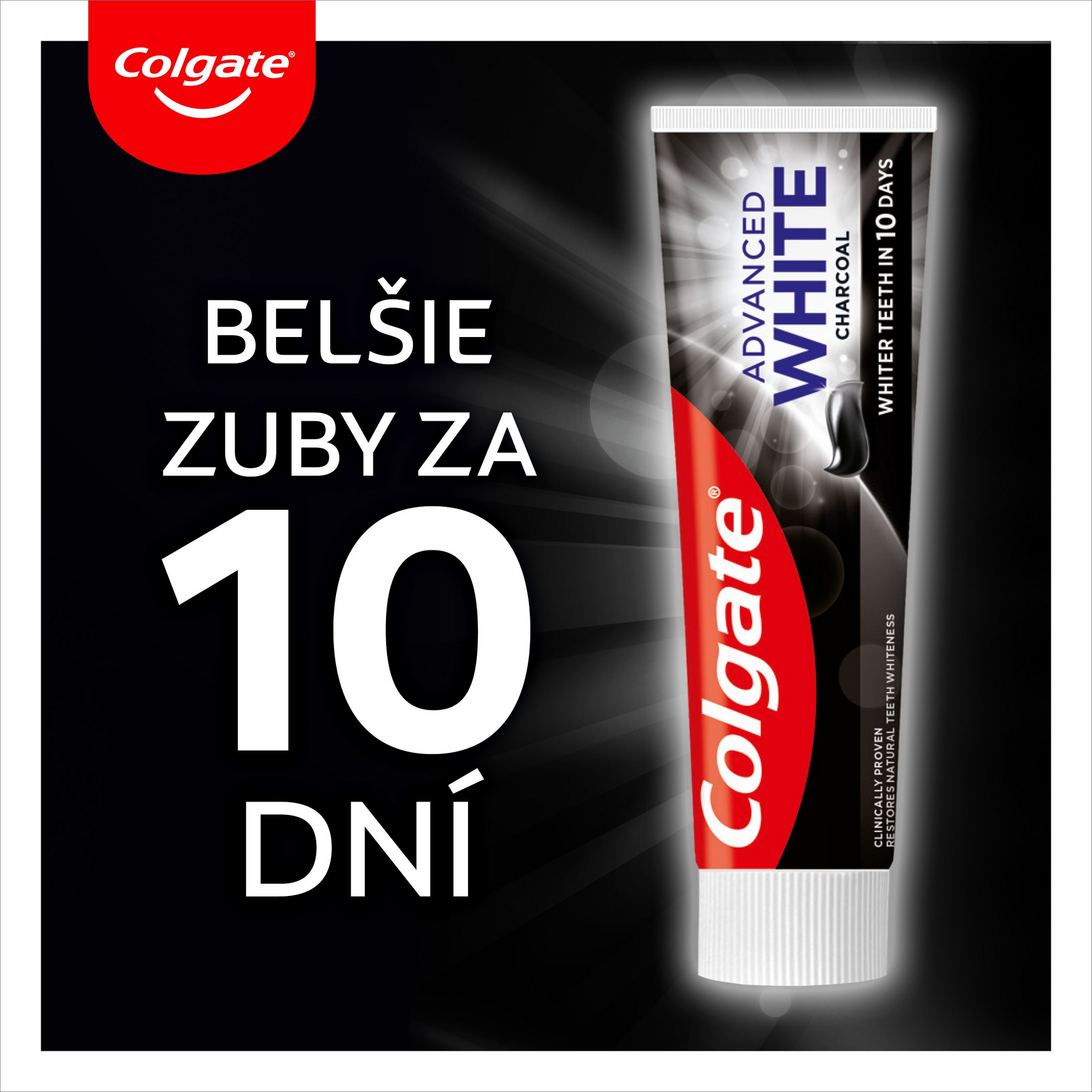 Colgate Advanced White Charcoal zubná pasta 125 ml