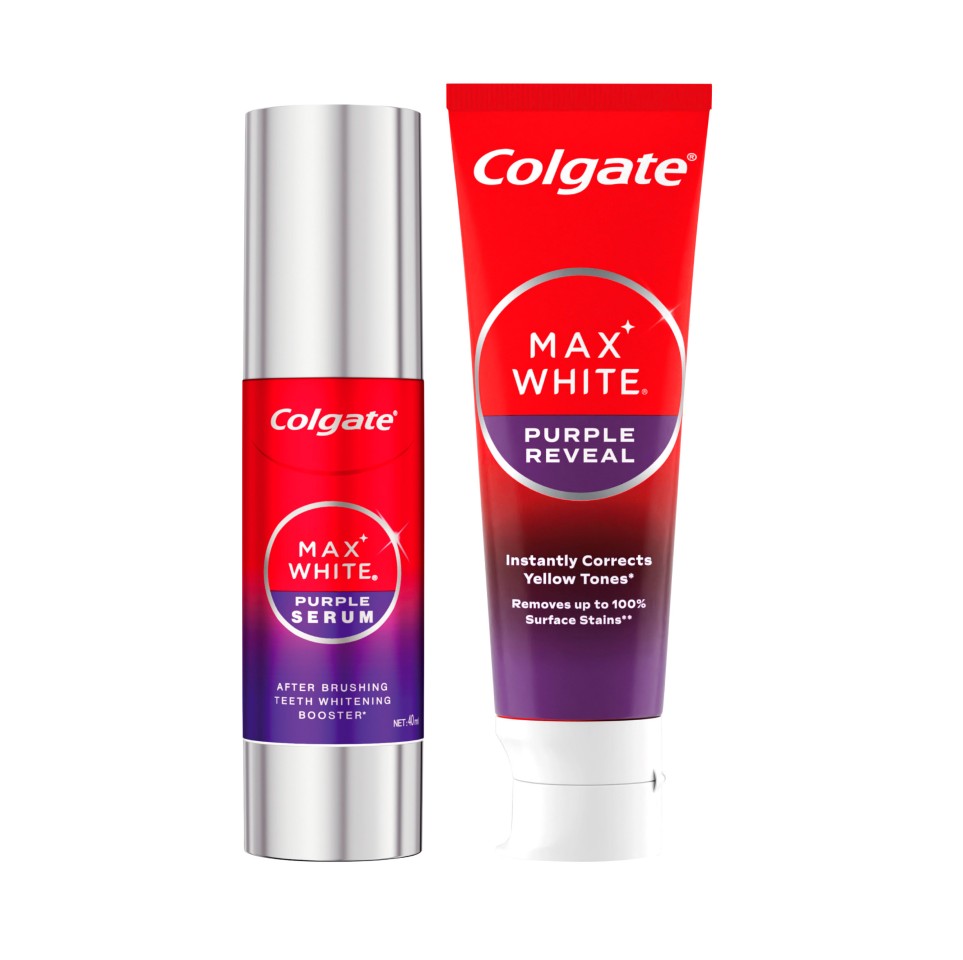 Colgate Purple sérum 40 ml + Colgate Purple zubná pasta 75 ml