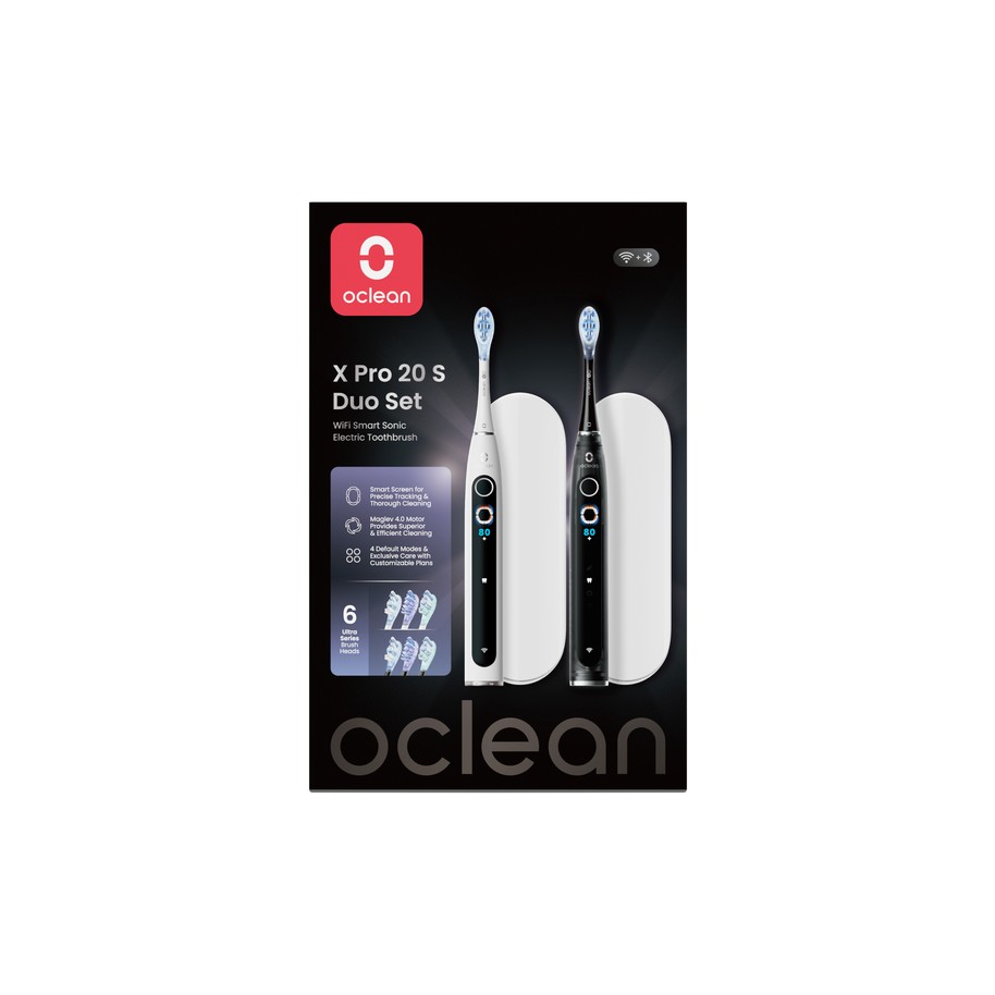 Oclean X Pro 20 S DUO sonická kefka 2 ks - Sonická kefka Oclean X Pro 20 S 2ks