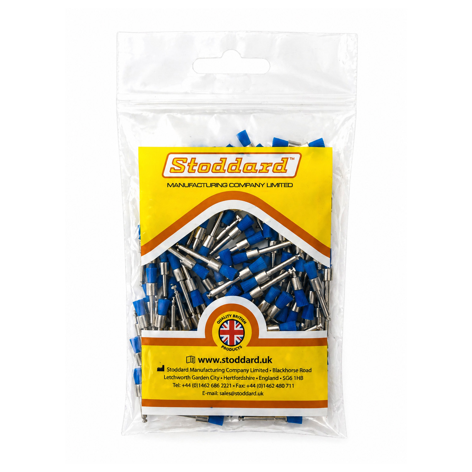 Stoddard Smart Pencil Brush Hard Blue leštiaca kefka 100 ks