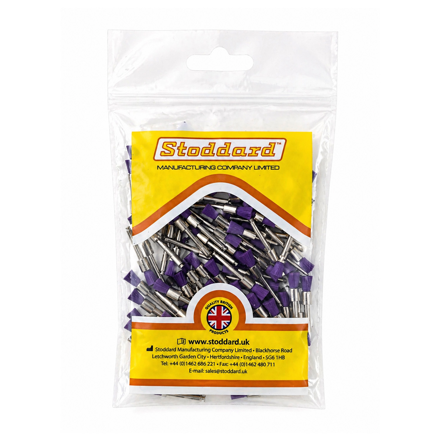 Stoddard Smart Pencil Brush Medium Purple leštiaca kefka 100 ks