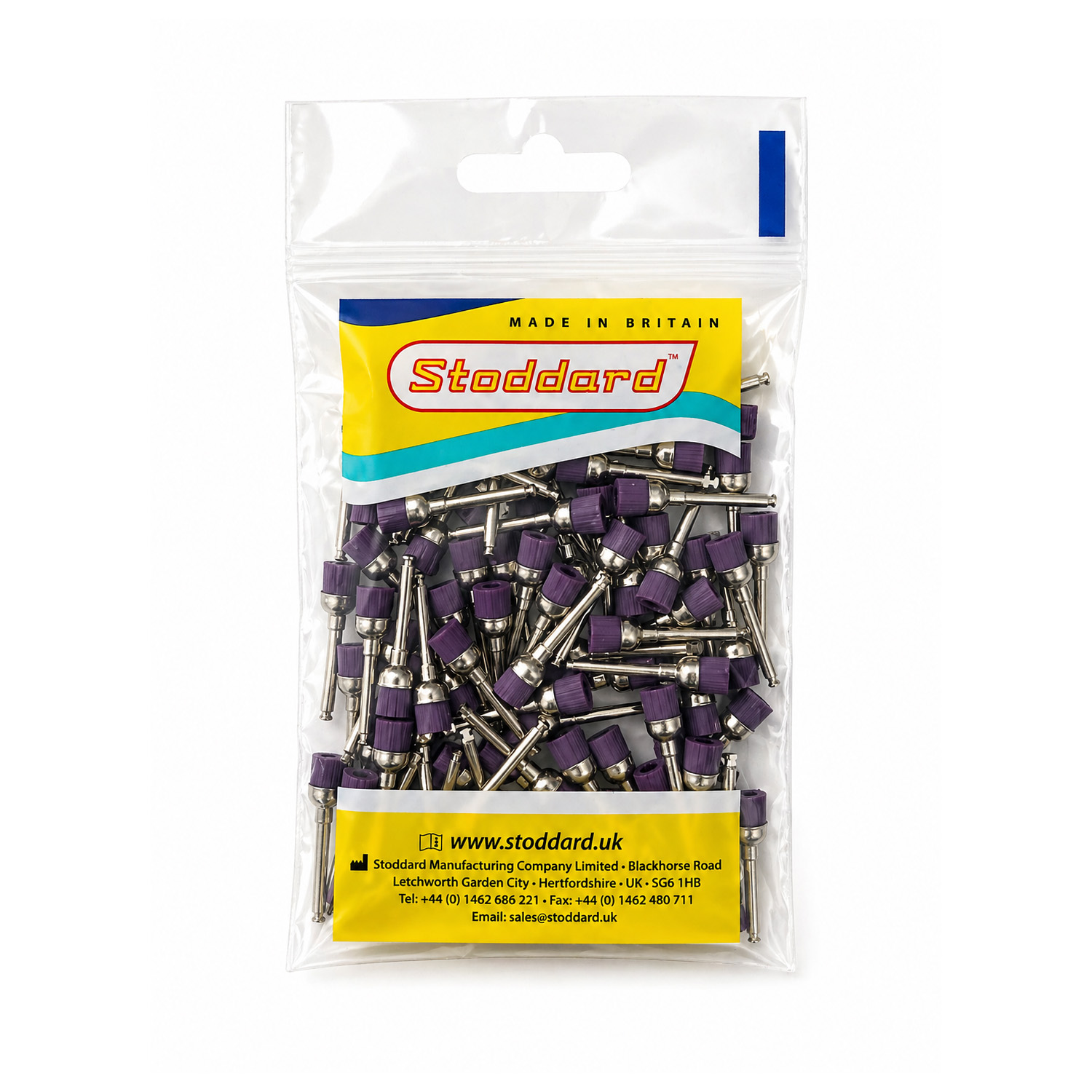 Stoddard SMART Junior Cup Medium Purple profylaktická kefka 100 ks